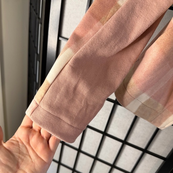 Bagatelle Women’s Blush Plaid Pink Blazer Jacket Size Small - Picture 3 of 7